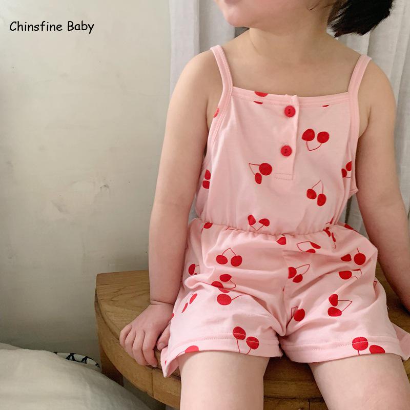 2020 Summer New Korean Girls' Sling Comfortable One-piece Clothes Little Girls' Printed Home Clothes, Pink
2020 Summer New Korean Girls' Sling Comfortable One-piece Clothes Little Girls' Printed Home Clothes, Pink