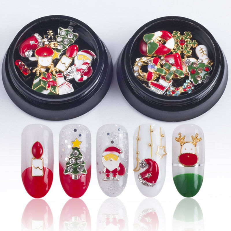 10pcs Stickers Christmas Crystal Diamond Metal Nail Decoration DIY Nail Tool NEW.A874, Red
10pcs Stickers Christmas Crystal Diamond Metal Nail Decoration DIY Nail Tool NEW.A874, Red