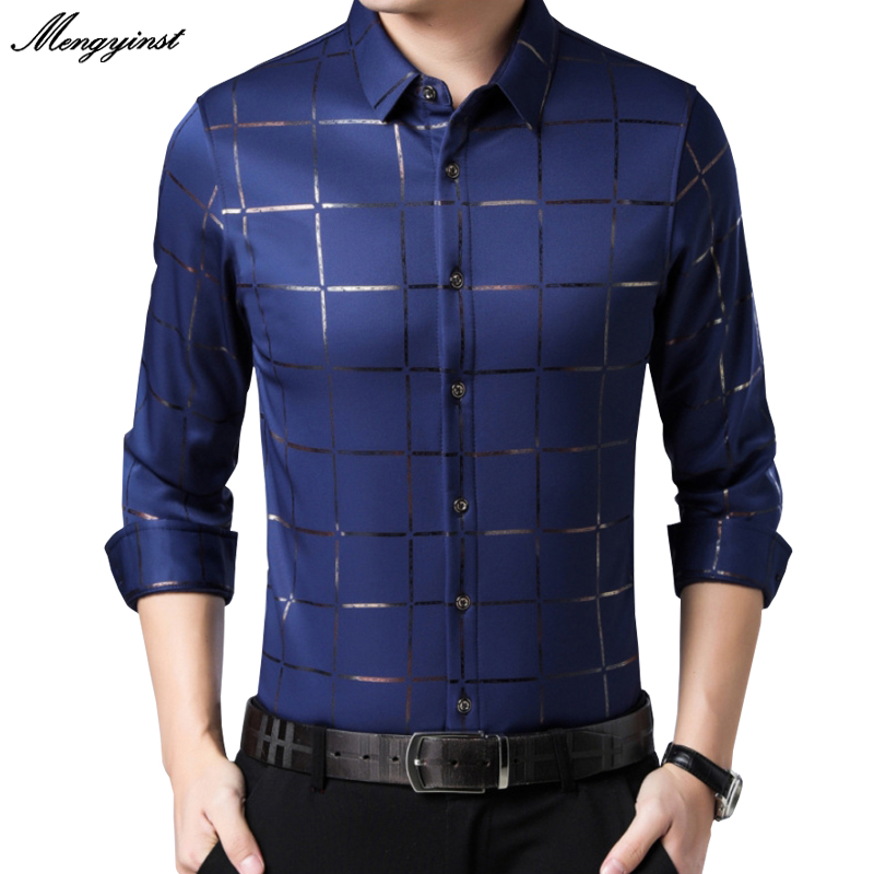 2020 Autumn Winter Mens Fashion Long Sleeve Plaid Shirt Camisa Social Masculina Male Business Casual Single-breasted Dress Shirt, Black
2020 Autumn Winter Mens Fashion Long Sleeve Plaid Shirt Camisa Social Masculina Male Business Casual Single-breasted Dress Shirt, Black