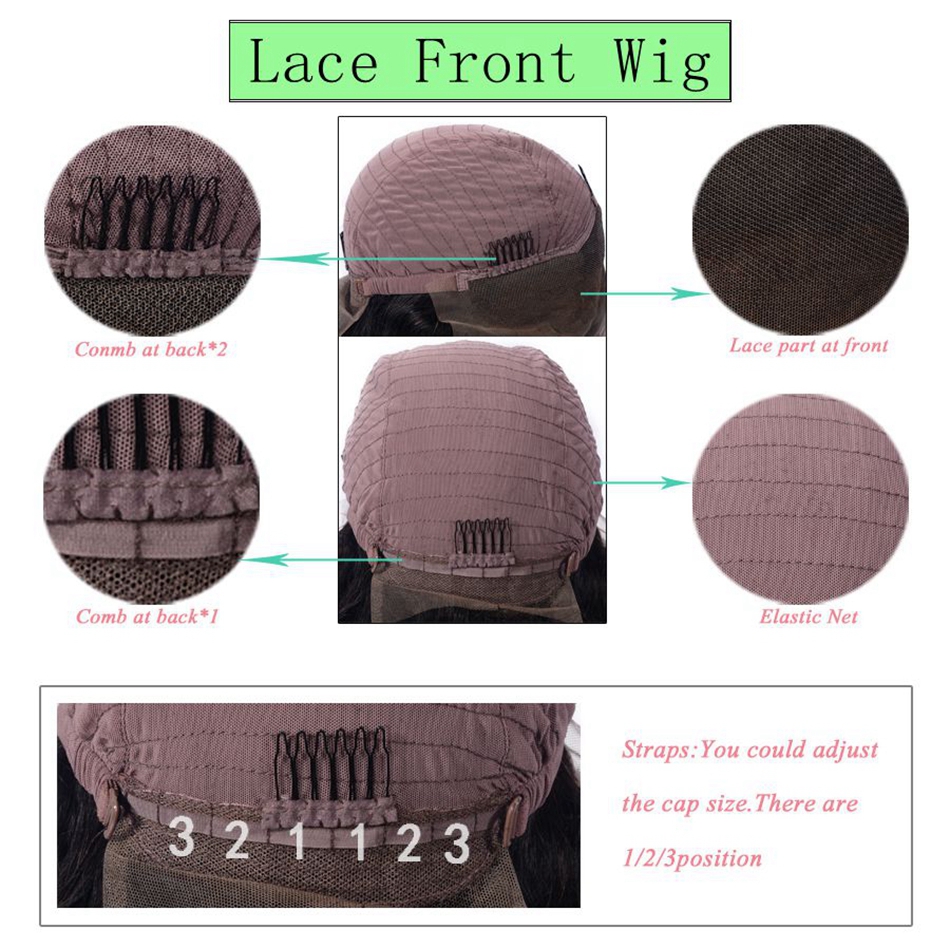 Natural Wave Bob Wig Peruvian Lace Front Human Hair Wigs Pre Plucked with Baby Hair for Black Women