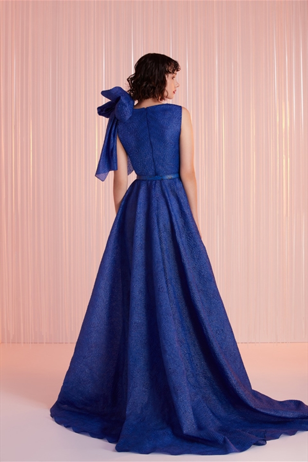 2021 Tony Ward Evening Dresses A Line Appliqued Sweep Train Prom Dress Party Wear Custom Made Red Carpet Gowns