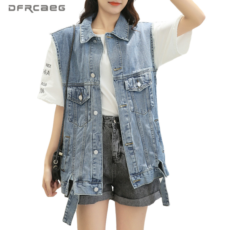 Blue Loose Denim Gilet Women Vest 2020 Summer Vintage Sleeveless Jean Jackets Feminina Streetwear Denim Waistcoat Retro
Blue Loose Denim Gilet Women Vest 2020 Summer Vintage Sleeveless Jean Jackets Feminina Streetwear Denim Waistcoat Retro