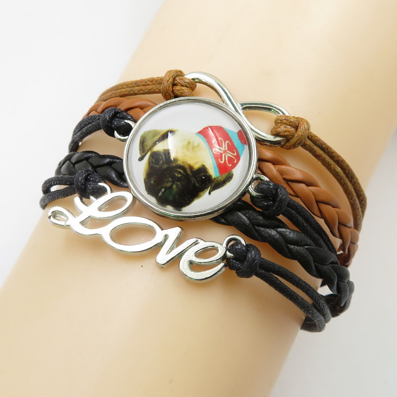 Infinity Love Dog Bracelet Handmade Dog Bracelets Black Puppy Bracelets & Bangles For Woman And Man Love Dog
Infinity Love Dog Bracelet Handmade Dog Bracelets Black Puppy Bracelets & Bangles For Woman And Man Love Dog