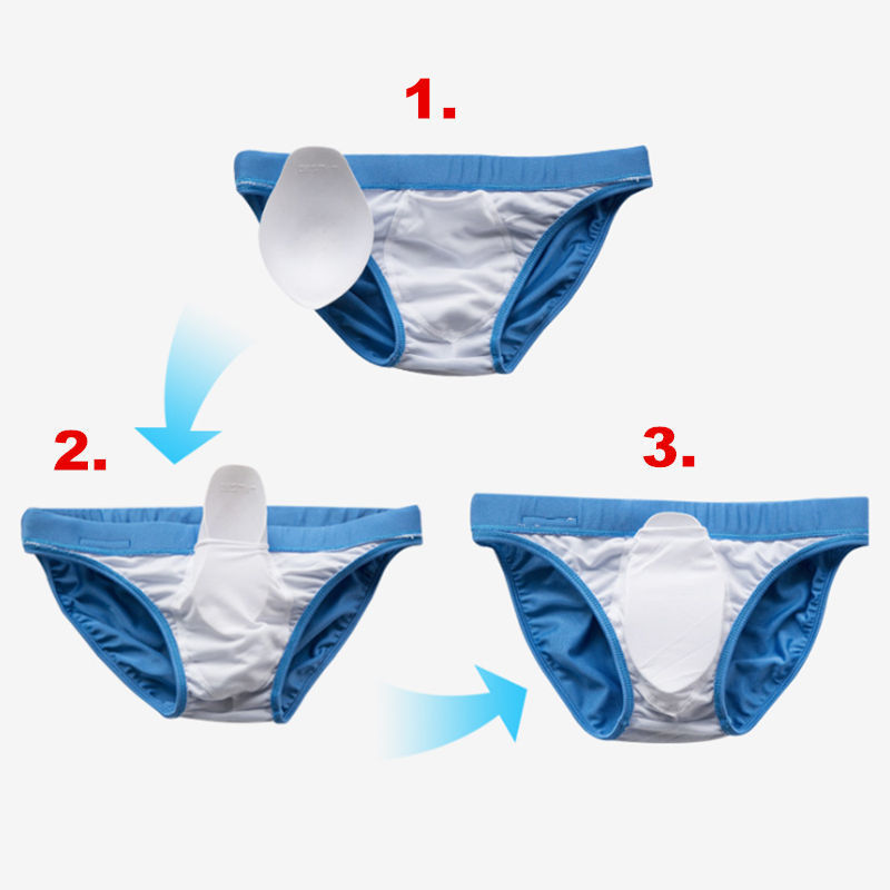 Push Up Mens Swim Briefs Desmiit Swimwear Gay Sexy Swimming Trunks For Men Swimsuit Beach Wear Penis Pad Bathing Suit Zwembroek Y19052702 Z260313