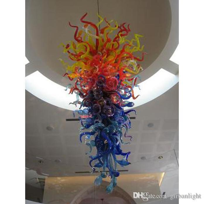 AC 110V 220V Hand Blown Glass LED Chandelier Hanging Modern Art Decor High Ceiling Glass Pendant Lamps Shopping Mall Decor Glass Lighting
AC 110V 220V Hand Blown Glass LED Chandelier Hanging Modern Art Decor High Ceiling Glass Pendant Lamps Shopping Mall Decor Glass Lighting