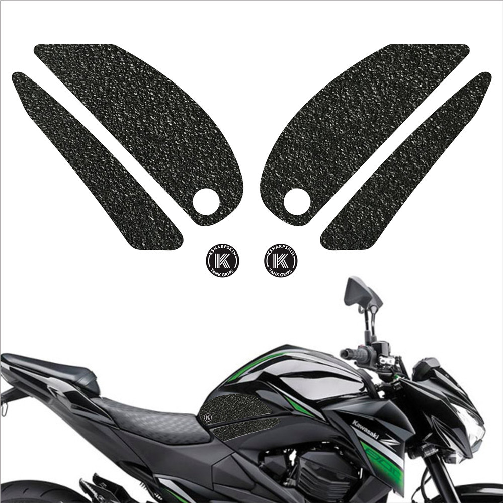 Motorcycle fuel tank frosted stickers knee handle traction side pad protective decals for KAWASAKI 2013-2016 Z800 ABS, K-tg01-117-cle