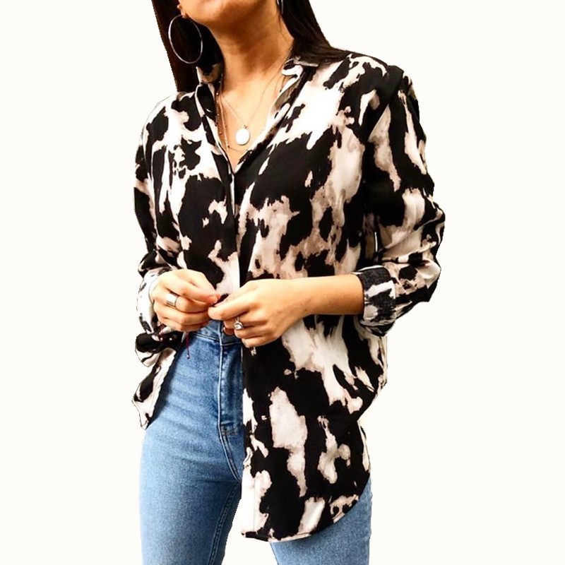 5XL Plus Size Single-breasted Long Sleeve Shirt Women Blouse Ladies Loose Shirts Casual Ink Print Blouse Top Lapel Blusas Mujer, Purple
5XL Plus Size Single-breasted Long Sleeve Shirt Women Blouse Ladies Loose Shirts Casual Ink Print Blouse Top Lapel Blusas Mujer, Purple