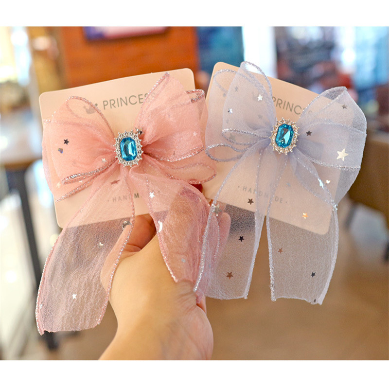 1PC Multi-layer Mesh Hair Pins Wholesale Star Sequins DIY Bows Holder Crystal Diamond Butterfly Hair Clips For Girls Kids Party
1PC Multi-layer Mesh Hair Pins Wholesale Star Sequins DIY Bows Holder Crystal Diamond Butterfly Hair Clips For Girls Kids Party