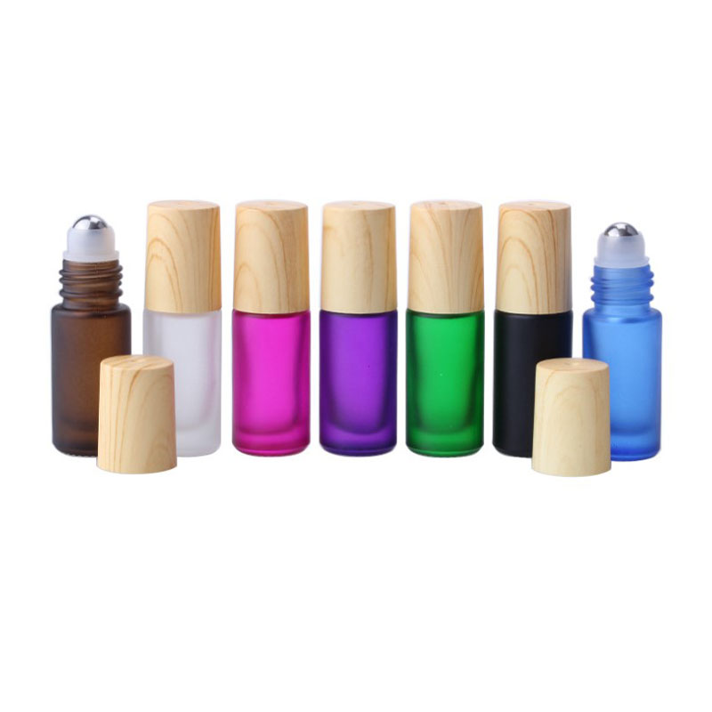 2pcs 5cc Portable Frost Roller Glass Bottle Empty Fragrance Perfume Essential Oil Bottle 5ml Roll-On with lids
2pcs 5cc Portable Frost Roller Glass Bottle Empty Fragrance Perfume Essential Oil Bottle 5ml Roll-On with lids