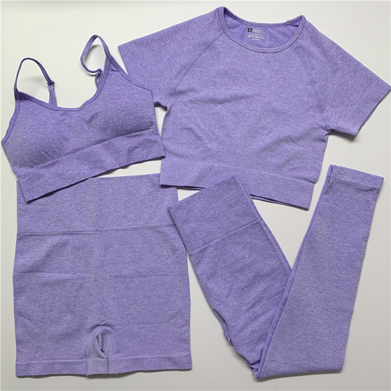 2/3/4PCS Seamless Summer Women Gym Suit 2 Piece Set Women Gym Set Fitness Clothing Ropa Deportiva Mujer Yoga Clothing, Blue shorts
2/3/4PCS Seamless Summer Women Gym Suit 2 Piece Set Women Gym Set Fitness Clothing Ropa Deportiva Mujer Yoga Clothing, Blue shorts