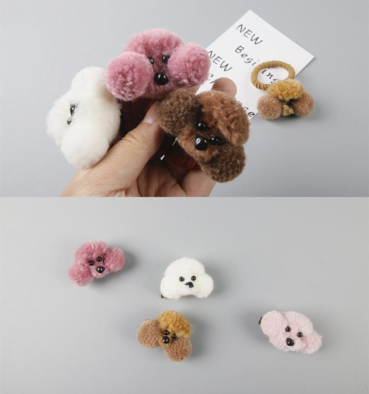 1PCS Cute Stereoscopic Teddy Dog Hairpins Children Headdress Girls Hair Clips Headwear Baby Hair Accessories Elastic Bands, Yj pink
1PCS Cute Stereoscopic Teddy Dog Hairpins Children Headdress Girls Hair Clips Headwear Baby Hair Accessories Elastic Bands, Yj pink