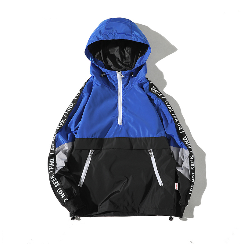 TIARAKA Hooded Jackets Men New Patchwork Color Block Pullover Jacket Fashion Tracksuit Coat Men Hip Hop Streetwear Jacket Male, Blue
TIARAKA Hooded Jackets Men New Patchwork Color Block Pullover Jacket Fashion Tracksuit Coat Men Hip Hop Streetwear Jacket Male, Blue