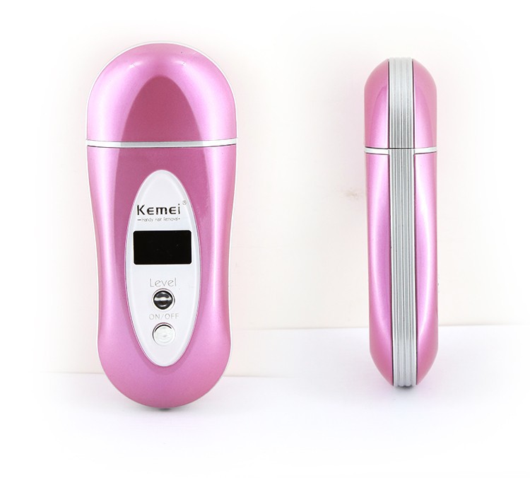 Kemei LED Light Infrared Hair Removal Women Wool Epilator Shaving Lady's Shaver Female Care Depilador Eletrico