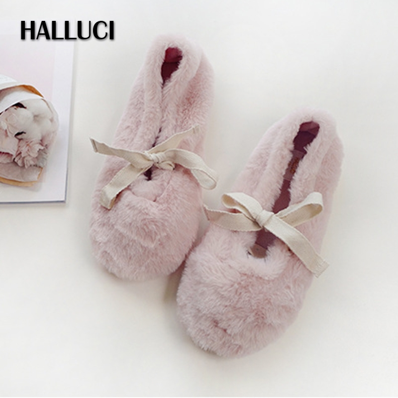 Short plush home flats shoes slippers woman Winter warm Korean sweet pink Bedroom non-slip indoor velvet women flat loafers 
Short plush home flats shoes slippers woman Winter warm Korean sweet pink Bedroom non-slip indoor velvet women flat loafers