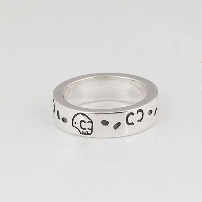 S925 silver skull ring vintage sterling silver elf ring men and women trend hip-hop punk couple ring314Z
S925 silver skull ring vintage sterling silver elf ring men and women trend hip-hop punk couple ring314Z
