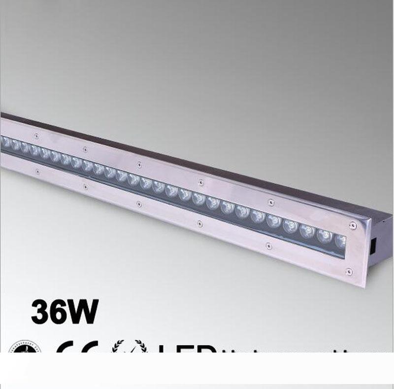 3pcs lot 36w Underground Lighting Warm White RGB Led Deck Outdoor Floor Lamps IP68 Waterproof AC85-265V 12V Luminaire Exterieur