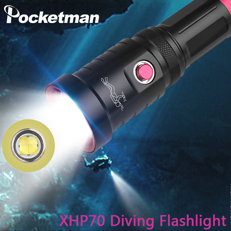 IPX8 diving powerful XHP70 LED subsea searchlight lantern 25 meters undersea portable lighting powered by 18650/26650
IPX8 diving powerful XHP70 LED subsea searchlight lantern 25 meters undersea portable lighting powered by 18650/26650