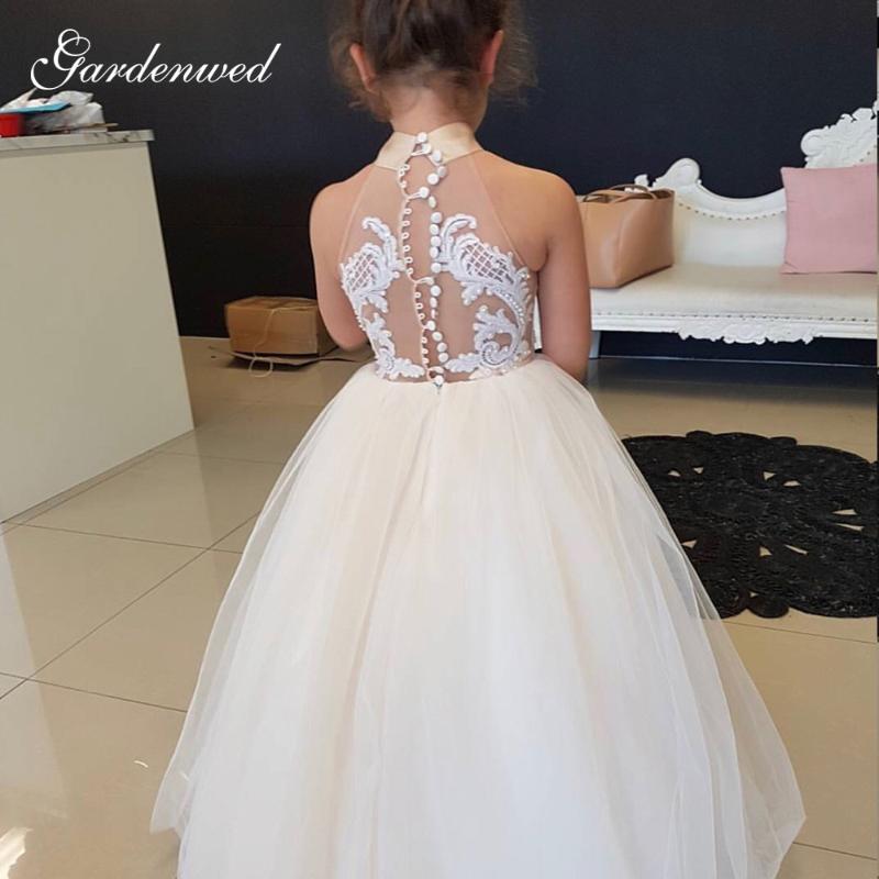 Gardenwed Lace Tulle Scoop Flower Girl Dresses Kids Ivory Pearls Appliques Celebrity Dress Backless Halter Prom Dress,Vestidos, Pink
Gardenwed Lace Tulle Scoop Flower Girl Dresses Kids Ivory Pearls Appliques Celebrity Dress Backless Halter Prom Dress,Vestidos, Pink