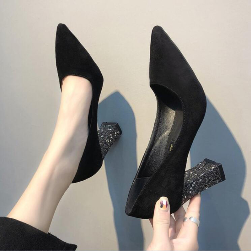 High Heel Shoes Women Shoes Woman Fashion Sequin Heel Flock 2020 Autumn New Pointed High Heels Sexy Temperament Pump D362, Khaki
High Heel Shoes Women Shoes Woman Fashion Sequin Heel Flock 2020 Autumn New Pointed High Heels Sexy Temperament Pump D362, Khaki