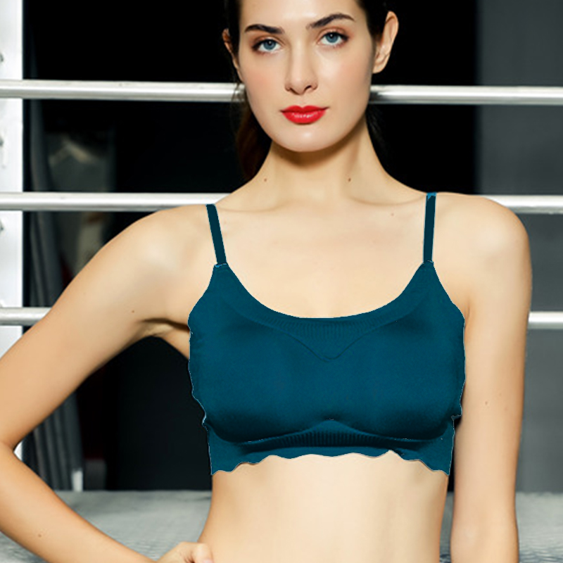 Wirefree Brassiere Bralette Removable Pads Massage Breathable Sleepwear Bra Seamless Women Bra Sexy Lingerie Solid Fitness, Purple
Wirefree Brassiere Bralette Removable Pads Massage Breathable Sleepwear Bra Seamless Women Bra Sexy Lingerie Solid Fitness, Purple