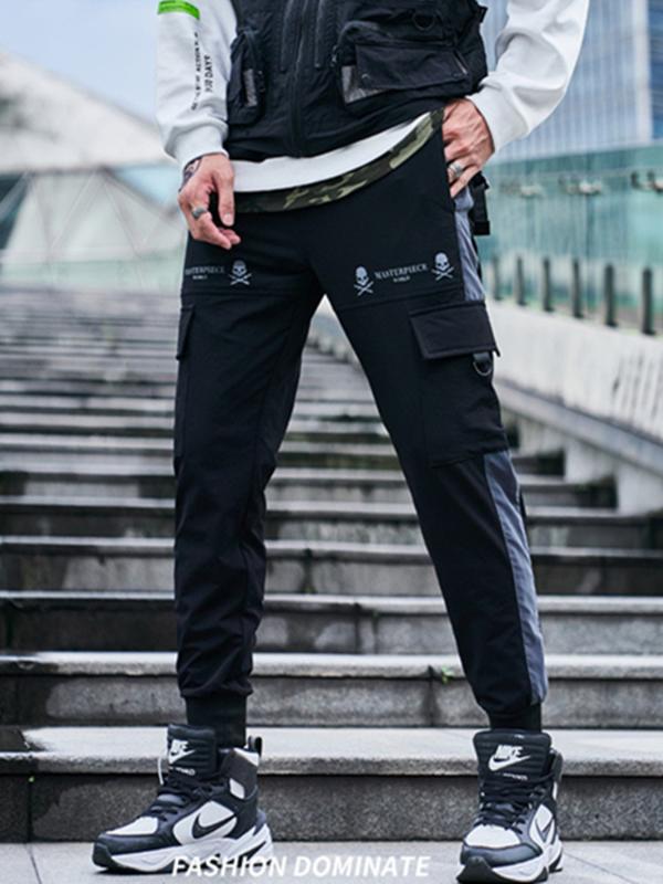 High street sport trousers Men popular trousers Male Spring autumn slacks Hip Hop patchwork cargo pants, Black
High street sport trousers Men popular trousers Male Spring autumn slacks Hip Hop patchwork cargo pants, Black