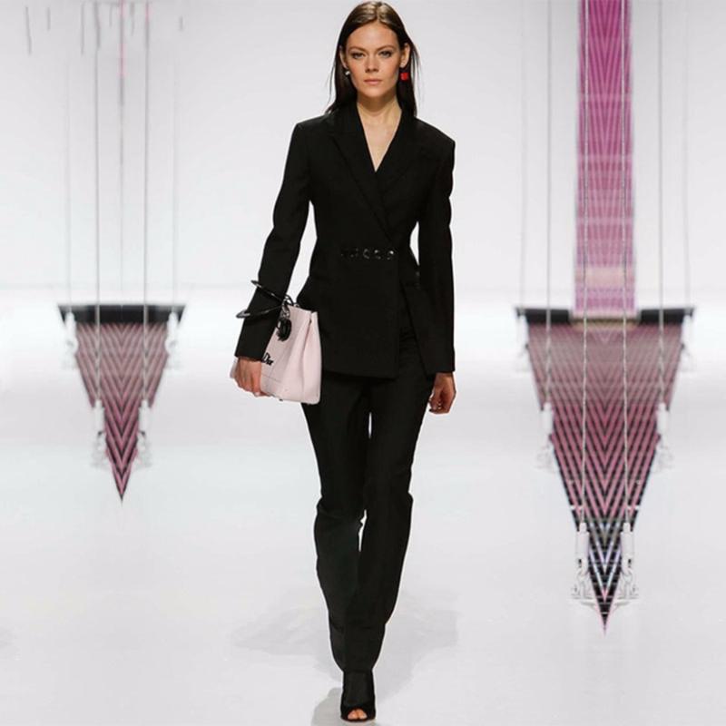 Autumn Fashion Women Black Pant Suit Formal Business Long Sleeve Slim Blazer and Trousers Office Ladies Work Wear W58, Beige
Autumn Fashion Women Black Pant Suit Formal Business Long Sleeve Slim Blazer and Trousers Office Ladies Work Wear W58, Beige