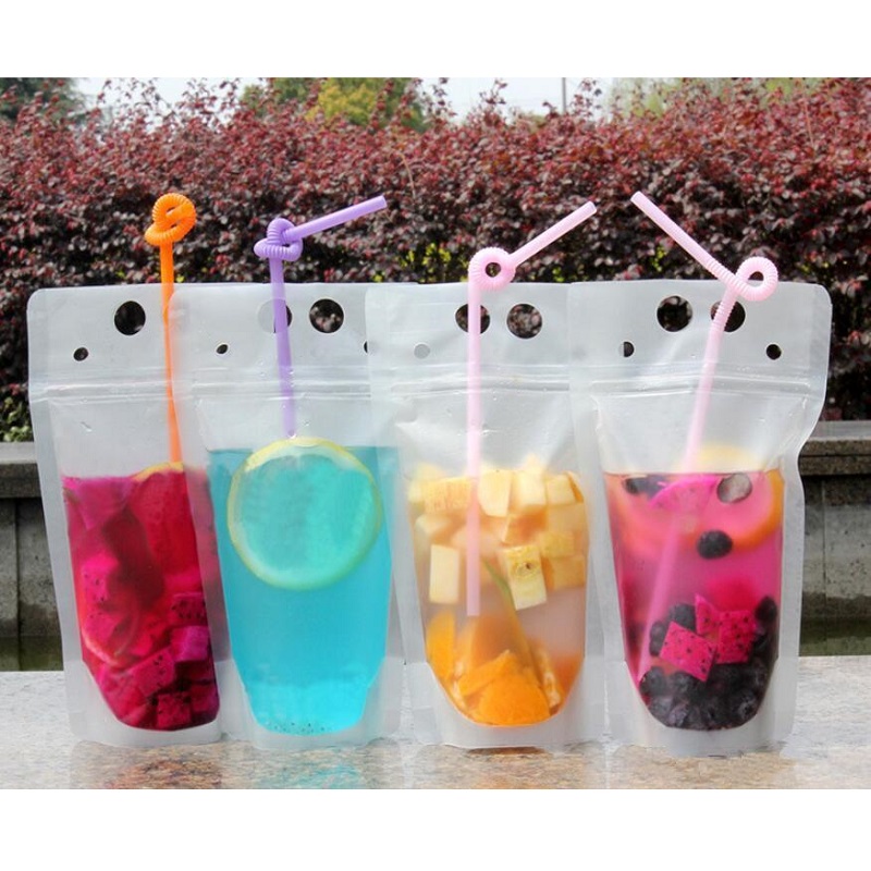 100pcs Clear Drink Pouches Bags frosted Zipper Stand-up Plastic Drinking Bag with straw with holder Reclosable Heat-Proof 500ml Free ship
100pcs Clear Drink Pouches Bags frosted Zipper Stand-up Plastic Drinking Bag with straw with holder Reclosable Heat-Proof 500ml Free ship