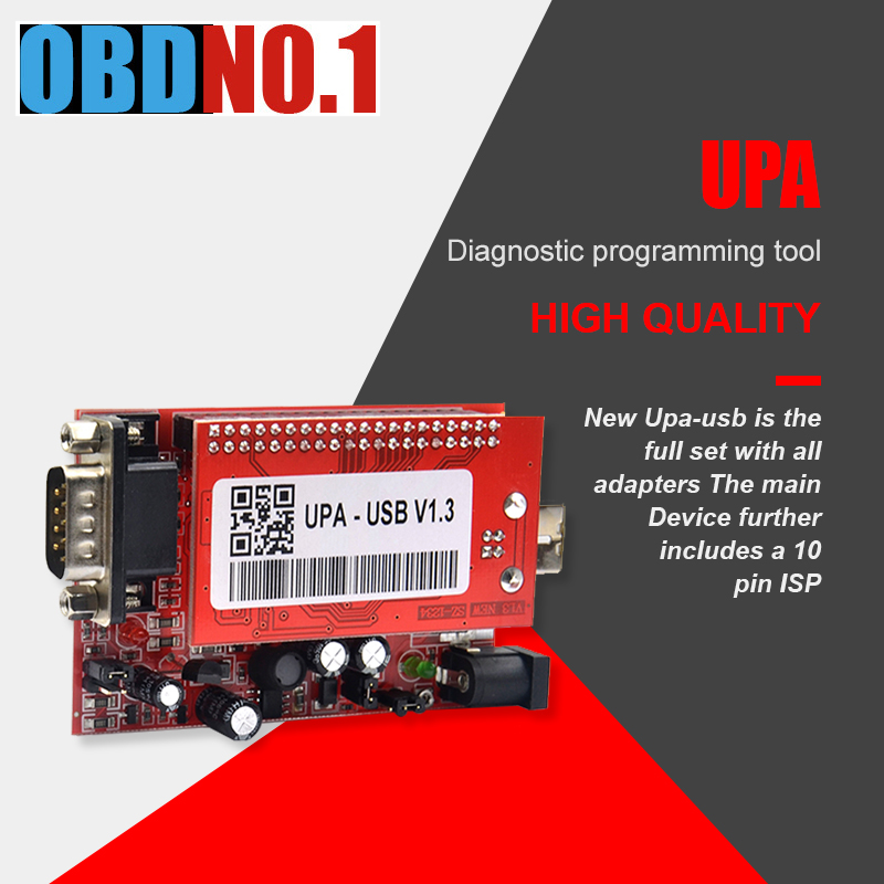 UPA USB Programmer USB V1.3 V2014 Programmer Full Adapters with NEC Functions 40Pin Zif Socket 16Pin SOIC 93C Chip 24C01 85C92
UPA USB Programmer USB V1.3 V2014 Programmer Full Adapters with NEC Functions 40Pin Zif Socket 16Pin SOIC 93C Chip 24C01 85C92