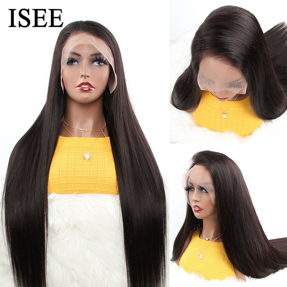 Peruvian Straight 360 Lace Frontal Wig 150% Density Human Hair Wigs For Women ISEE HAIR Straight Lace Frontal Human Hair Wigs, Black
Peruvian Straight 360 Lace Frontal Wig 150% Density Human Hair Wigs For Women ISEE HAIR Straight Lace Frontal Human Hair Wigs, Black