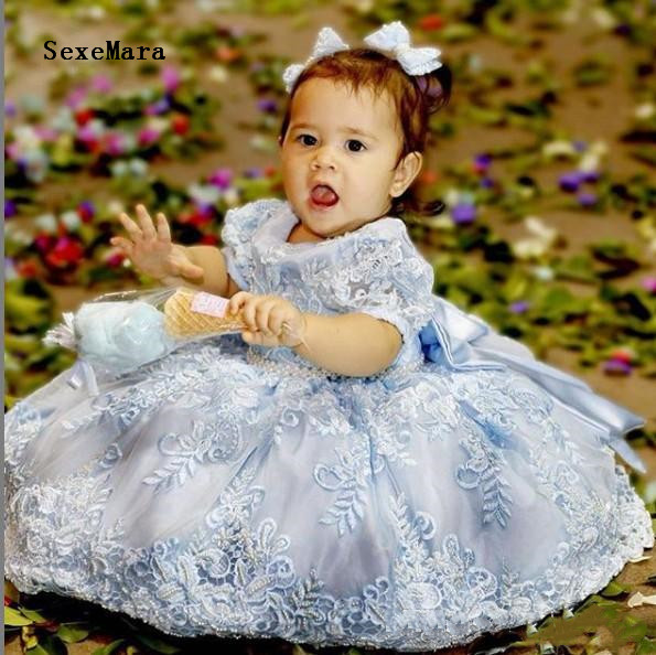 Princess Flower Girl Dress Tutu Wedding Birthday Party Dresses For Girls Children's Costume Prom Big Bow, Blue
Princess Flower Girl Dress Tutu Wedding Birthday Party Dresses For Girls Children's Costume Prom Big Bow, Blue