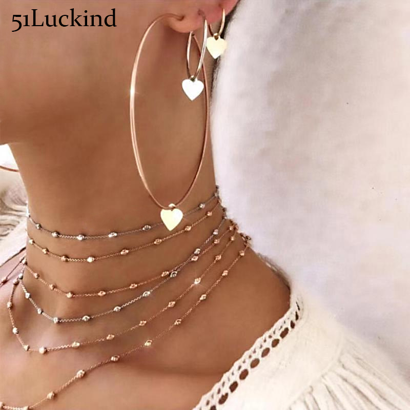 4 pcs/Set Large Round Hoop Earrings Cute Heart Gold Circle Loop Earring For Women Creole Jewelry Pendientes Aros Brinco Argola
4 pcs/Set Large Round Hoop Earrings Cute Heart Gold Circle Loop Earring For Women Creole Jewelry Pendientes Aros Brinco Argola
