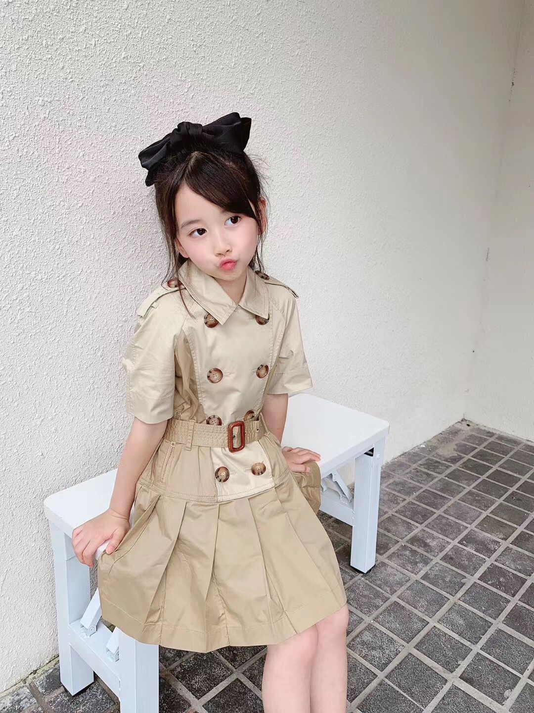 2020 Fashion Baby Toddler Girls trench dress Kids Jacket Coat Trench Coat Brown Spring Autumn Children jacket dust coat, Khaki
2020 Fashion Baby Toddler Girls trench dress Kids Jacket Coat Trench Coat Brown Spring Autumn Children jacket dust coat, Khaki