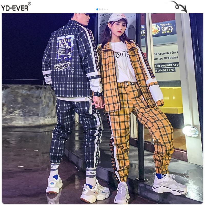 2020 Hip Hop Street Dance Men' Sets Two-piece Set Plaid Printed Loose Suit Couple Clothes Autumn Fashion Tracksuit-d, Black(asiansize)
2020 Hip Hop Street Dance Men' Sets Two-piece Set Plaid Printed Loose Suit Couple Clothes Autumn Fashion Tracksuit-d, Black(asiansize)