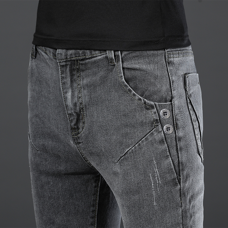New Men Streetwear Vintage gray Slim fit Jeans Trousers Male Simple Style Cotton High quality Casual Straight Denim pants CX200727
New Men Streetwear Vintage gray Slim fit Jeans Trousers Male Simple Style Cotton High quality Casual Straight Denim pants CX200727