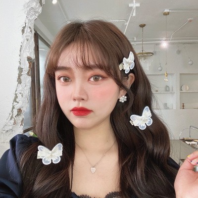 Mori fairy super fairy hand-embroidered butterfly duckbill hair clip set Chinese style edge clip bangs retro girl, B1
Mori fairy super fairy hand-embroidered butterfly duckbill hair clip set Chinese style edge clip bangs retro girl, B1