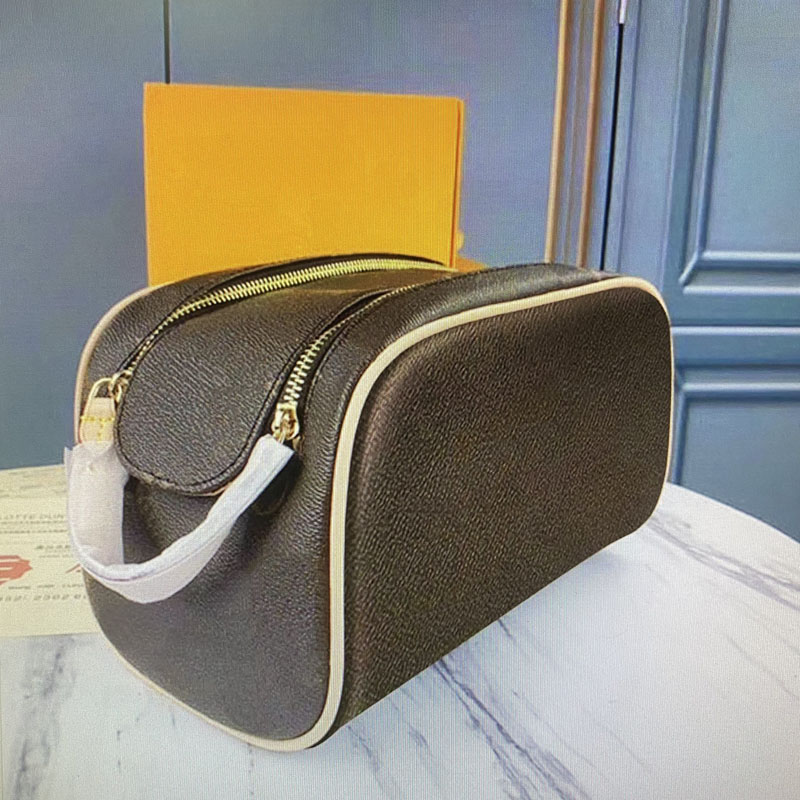 KING SIZE TOILETRY BAG Men Extra Large Wash Bags Luxurys Designers Make Up Cosmetic Toilet Pouch Women Beauty Makeup Case Pochette Accessoires Double Zippy Kits