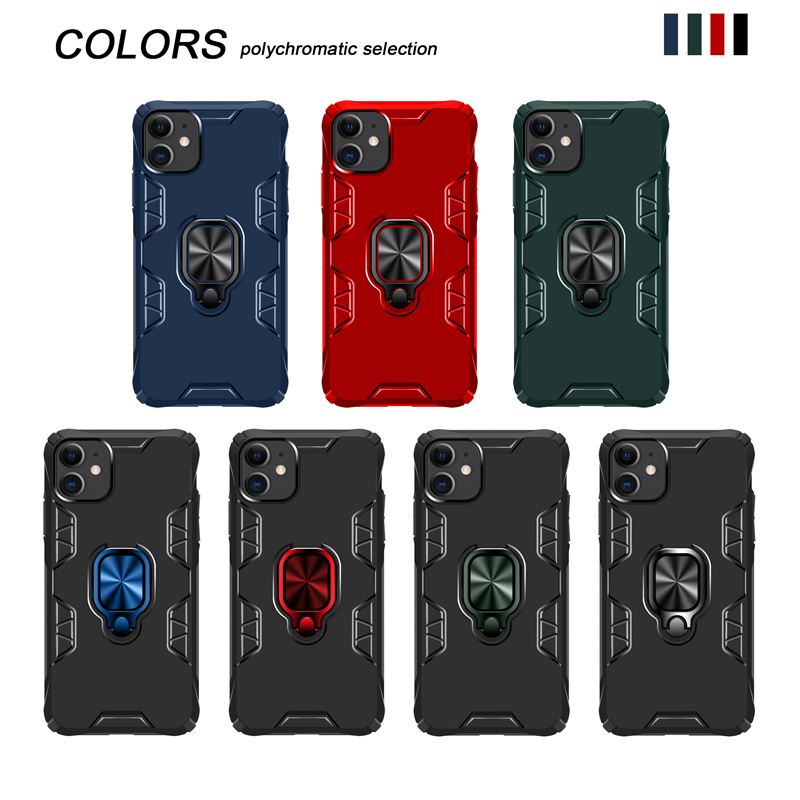 TPU Magnetic Ring Holder Armor Cell Phone Cases For Iphone 12 Pro Samsung Galaxy Note 20 Ultra A21 S20 360 King Kong Covers
TPU Magnetic Ring Holder Armor Cell Phone Cases For Iphone 12 Pro Samsung Galaxy Note 20 Ultra A21 S20 360 King Kong Covers
