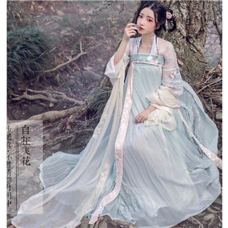11Colors Vintage Women Hanfu Dress Square Collar Tang Suit Set Fairy Girls Ancient Elegant Wedding Dress Stage Performance, Color3
11Colors Vintage Women Hanfu Dress Square Collar Tang Suit Set Fairy Girls Ancient Elegant Wedding Dress Stage Performance, Color3