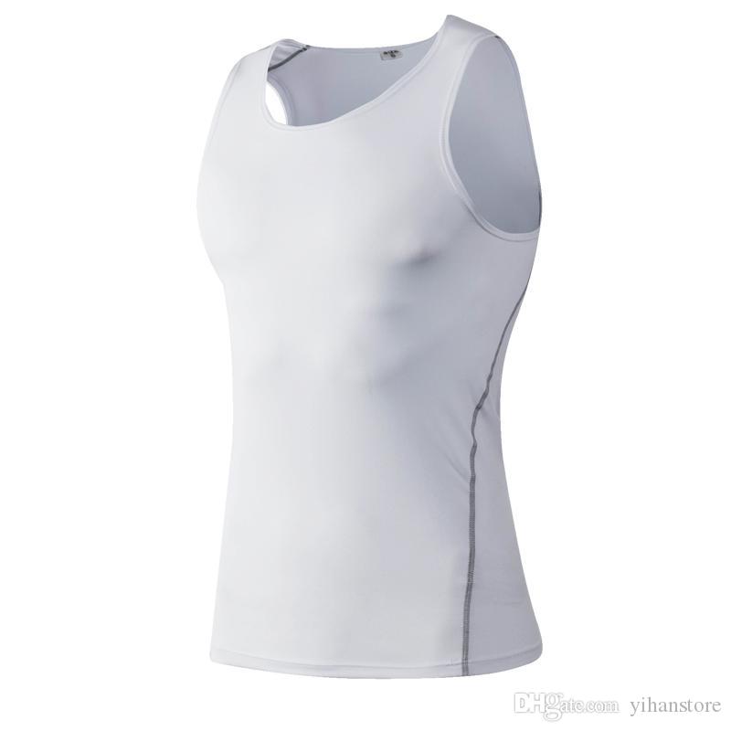Yuerlian Compression Vest Tops Stringer Bodybuilding Fitness GYM Vest Tees Undershirts Male Sports Running Vest Yoga Shirt Men от DHgate WW