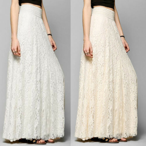 New Fashion Hot Sale Women High Waist Stretchy Double Lace Layer Chiffon Long Skirts Lady Summer Casual Wild Skirt Clothing -XL, White
New Fashion Hot Sale Women High Waist Stretchy Double Lace Layer Chiffon Long Skirts Lady Summer Casual Wild Skirt Clothing -XL, White