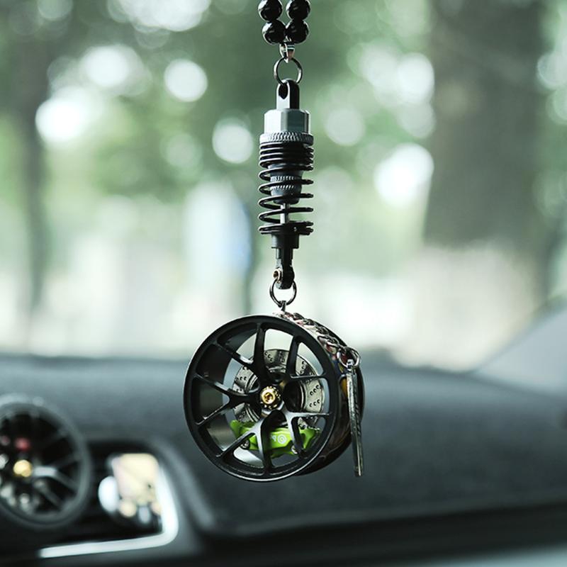 Car Interior Rear View Mirror Decoration Dangle Trim Auto Ornament Pendant Flywheel Hanging Metal Wheel Hub Hip-Hop Accessory
Car Interior Rear View Mirror Decoration Dangle Trim Auto Ornament Pendant Flywheel Hanging Metal Wheel Hub Hip-Hop Accessory