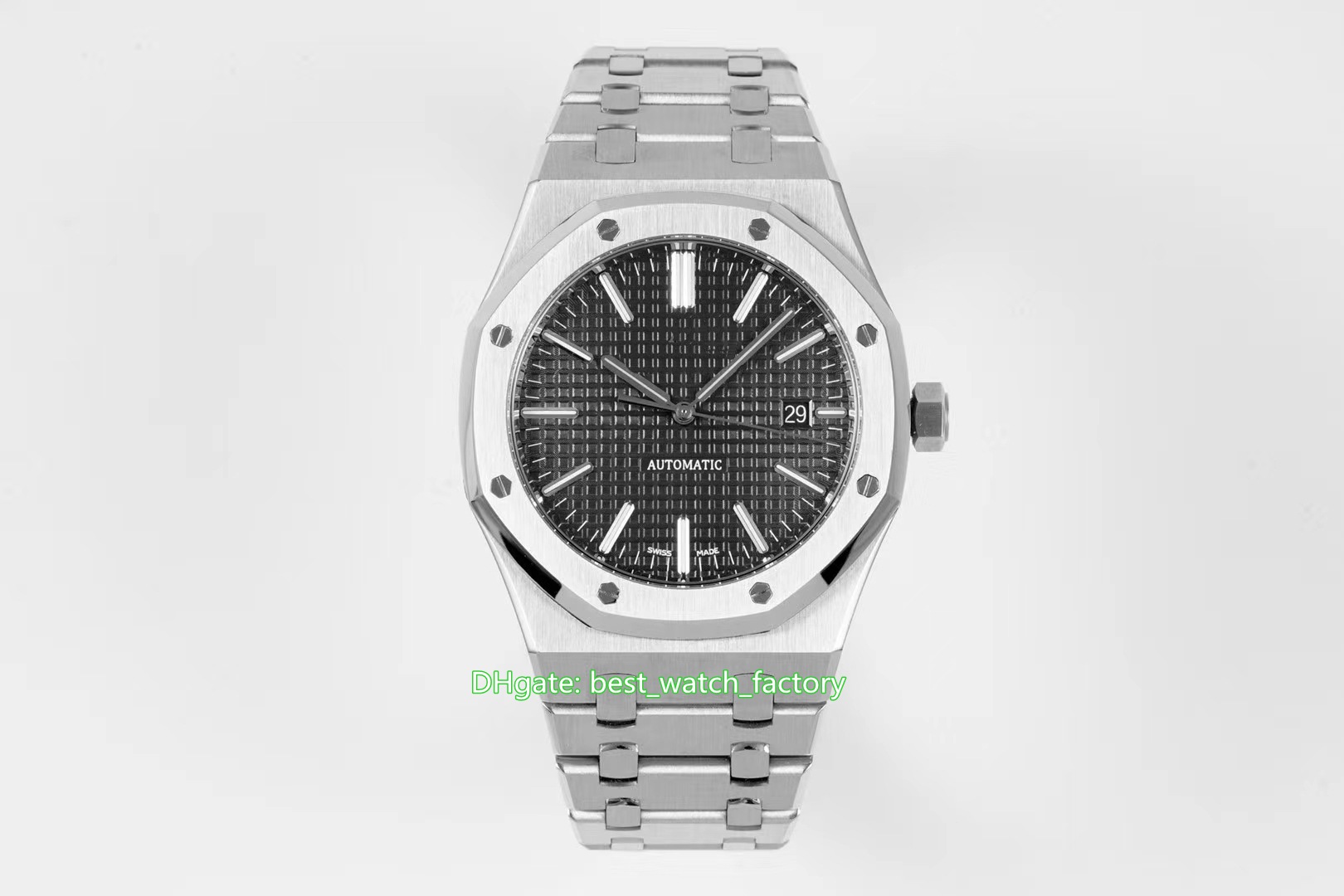 4 Color 2021 ZF Maker CAL.4302 Movement 41mm x 10.4mm Royal Oak Offshore 15500 904 Steel Transparent Mechanical Automatic Mens Watch Watches
4 Color 2021 ZF Maker CAL.4302 Movement 41mm x 10.4mm Royal Oak Offshore 15500 904 Steel Transparent Mechanical Automatic Mens Watch Watches