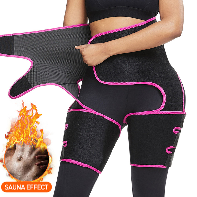 Neoprene Slim Thigh Trimmer Leg Shapers Slimming Belt Waist Trainer Sweat Shapewear Fat Burning Compress Belt CX200727