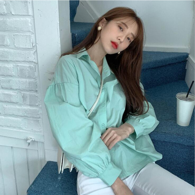 Autumn Women Blouse Shirt 2020 Casual Long Sleeve Office Shirts Lady Pocket Style Loose Blouse Lady Cotton Tops CL413, Sky blue
Autumn Women Blouse Shirt 2020 Casual Long Sleeve Office Shirts Lady Pocket Style Loose Blouse Lady Cotton Tops CL413, Sky blue