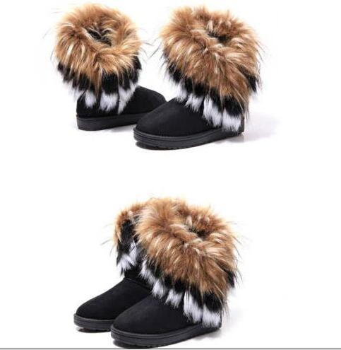 2020 Autumn Winter Warm high long snow boots artificial fox rabbit fur leather tassel women's shoes dorp shipping U99
2020 Autumn Winter Warm high long snow boots artificial fox rabbit fur leather tassel women's shoes dorp shipping U99