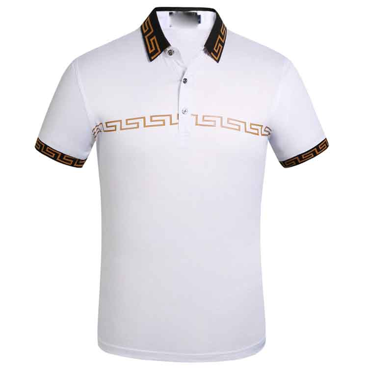 2020 Brand designer polo shirt mens Luxury t shirts Casual polos with embroidery Letter Fashion strip Print Cotton polos, White
2020 Brand designer polo shirt mens Luxury t shirts Casual polos with embroidery Letter Fashion strip Print Cotton polos, White