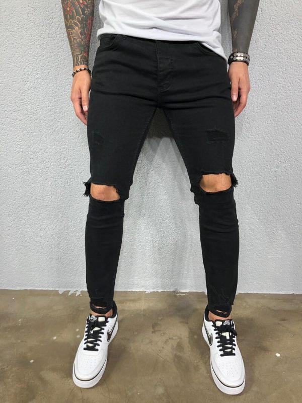 2020 Men Stylish Ripped Jeans Slim Distressed Pants New Fashion Skinny Jeans Men Clothes, 8812 blue
2020 Men Stylish Ripped Jeans Slim Distressed Pants New Fashion Skinny Jeans Men Clothes, 8812 blue