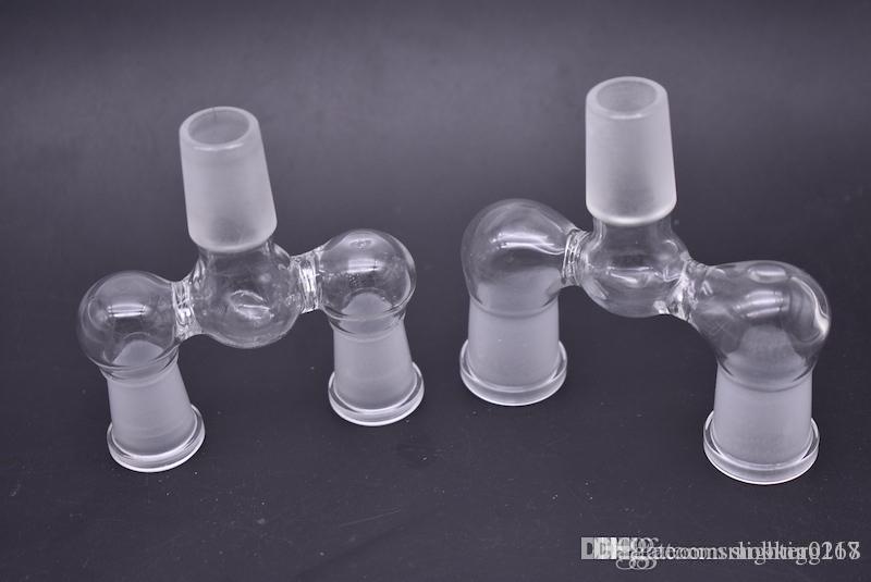 Double Glass adapter 14mm Male to Twin 14mm Female 18mm Male to Twin 18mm Female for Glass water Bong pipe
Double Glass adapter 14mm Male to Twin 14mm Female 18mm Male to Twin 18mm Female for Glass water Bong pipe
