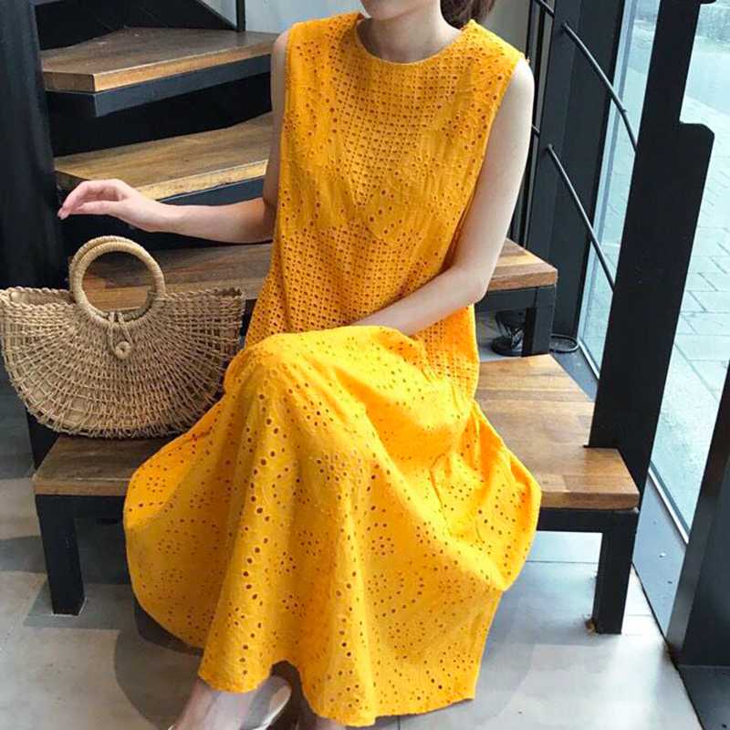 2020 New Arrive Summer Maternity Dress Woman A-Line Sleeveless Large Size Dresses Pregnant Woman Clothing MD-02485, Gold