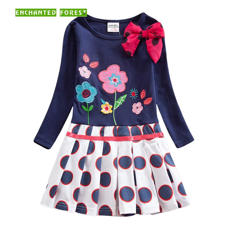 Girls Dress Spring and Autumn 100% Cotton Children's Clothes Girls Evening Dresses Bow Embroidered Birthday Party Dresses, Navy h5801
Girls Dress Spring and Autumn 100% Cotton Children's Clothes Girls Evening Dresses Bow Embroidered Birthday Party Dresses, Navy h5801